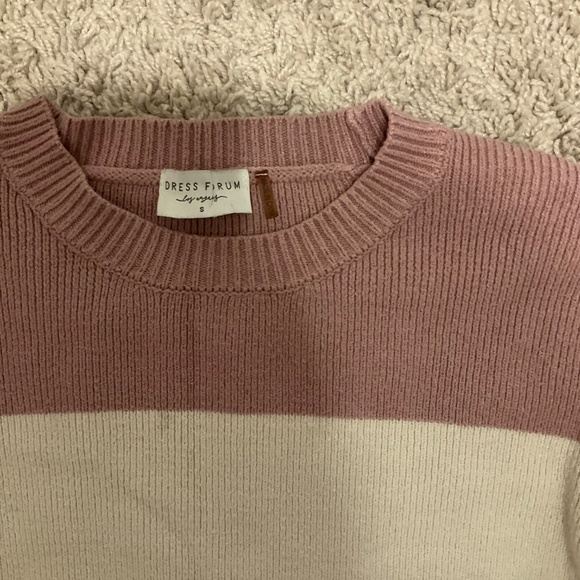 Anthropologie Love + Harmony Colorblock Knit Pullover. Size: M. Multi. - Picture 4 of 9